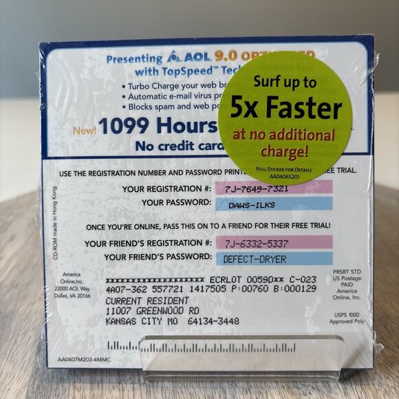 AOL 9.0 “Don’t Walk. Speed.” Promo CD (with Spider-Man 2 Game preview) - Picture 2 of 2